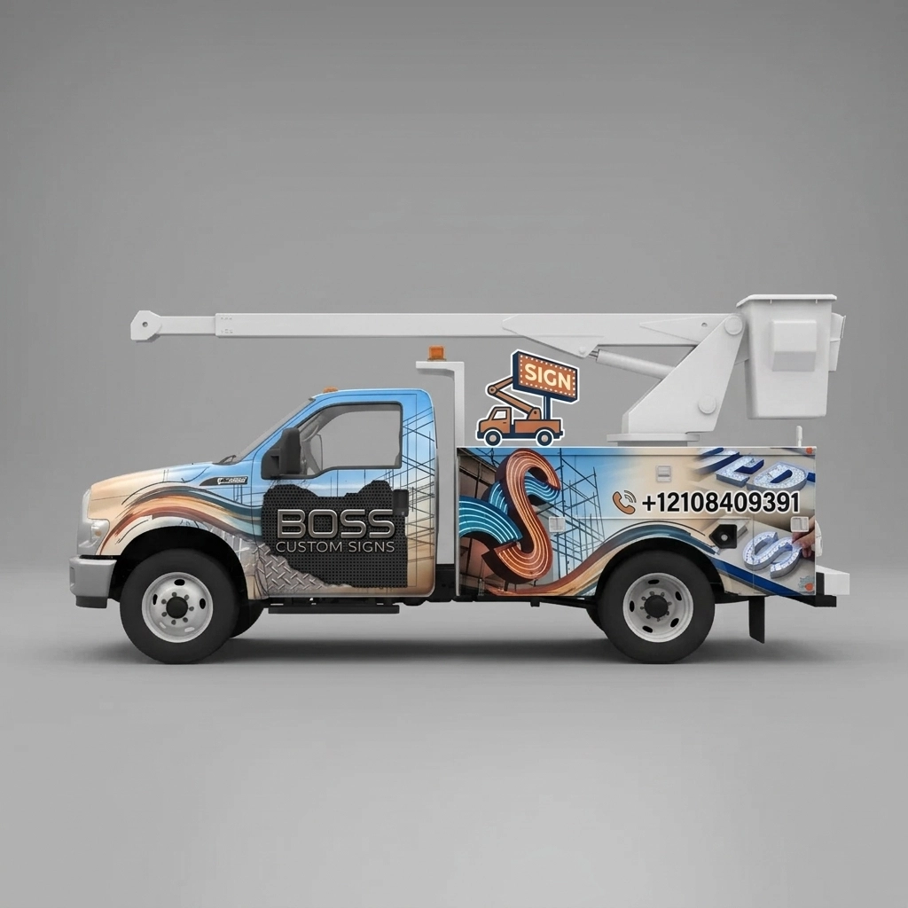 Bucket Truck wrap concept