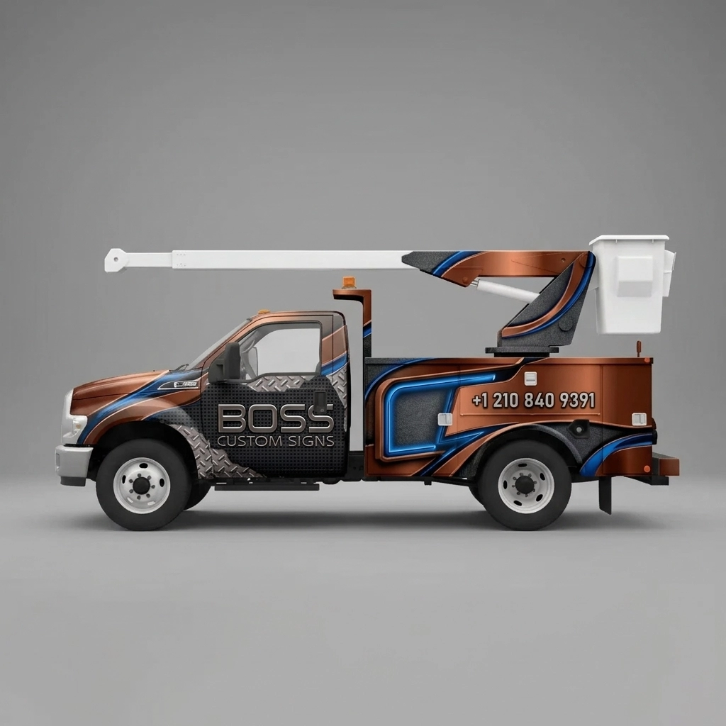 Bucket Truck wrap concept