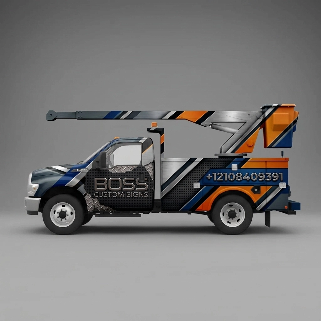 Bucket Truck wrap concept
