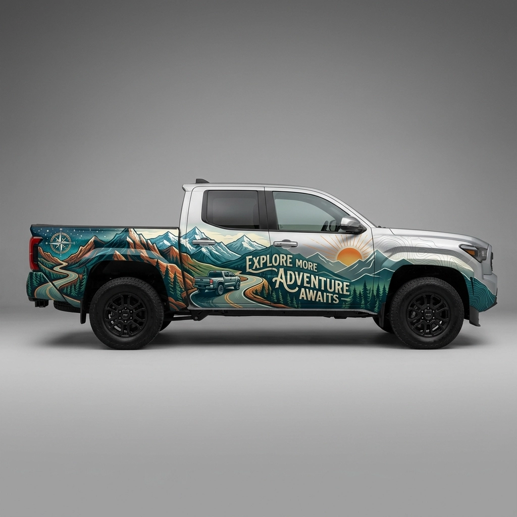 2024 Toyota Tacoma TRD Sport wrap concept