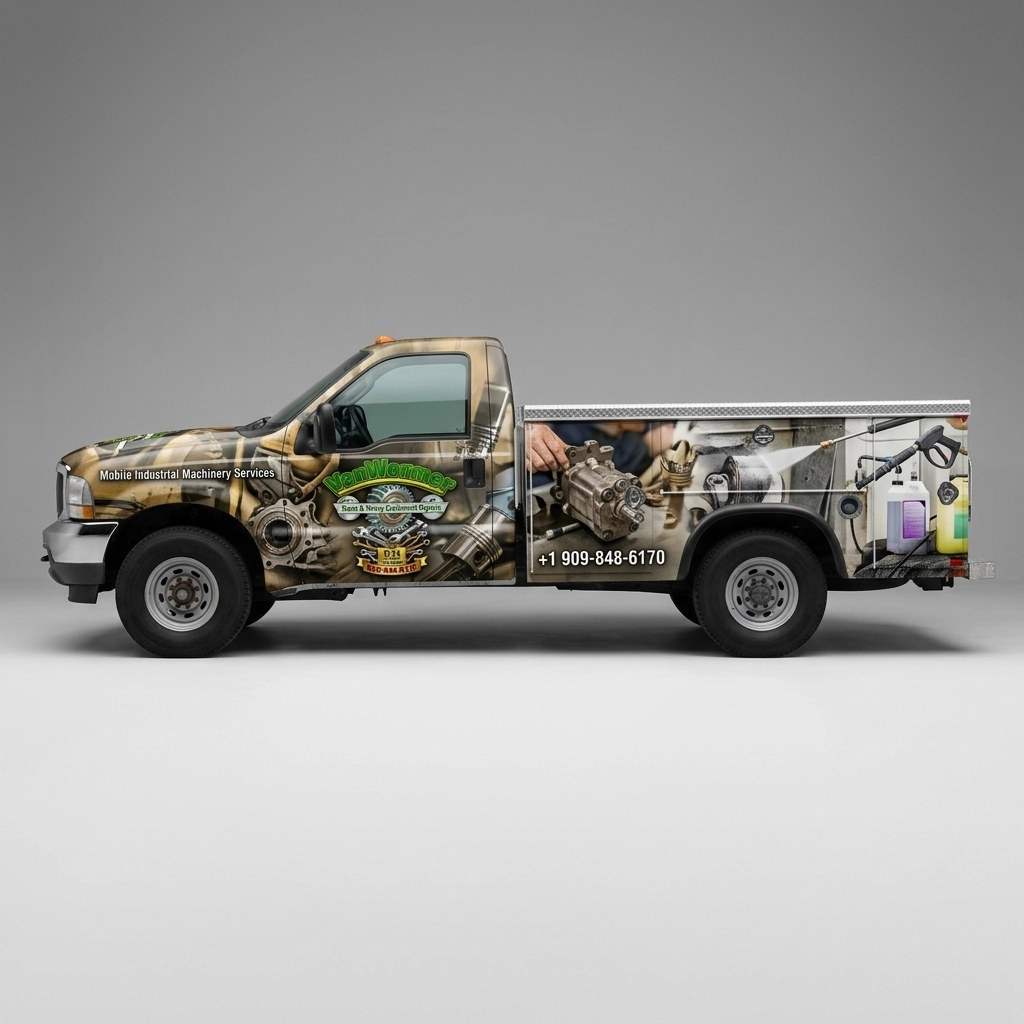 Utility Body Truck wrap concept