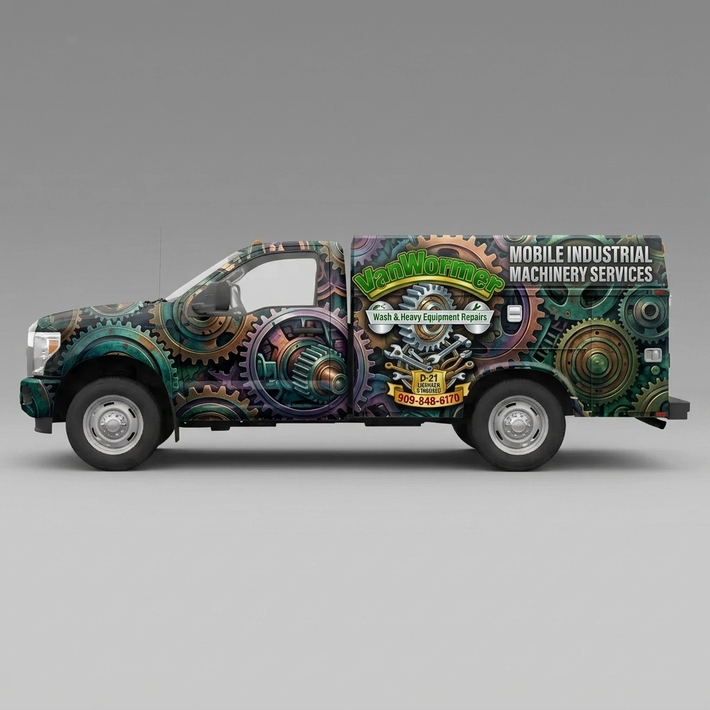 Utility Body Truck wrap concept
