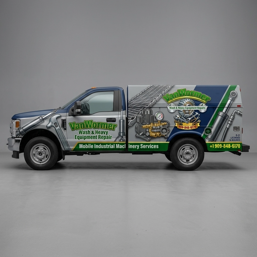 Utility Body Truck wrap concept