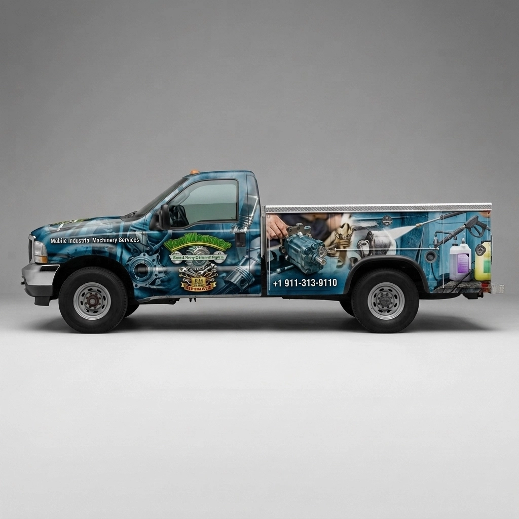 Utility Body Truck wrap concept