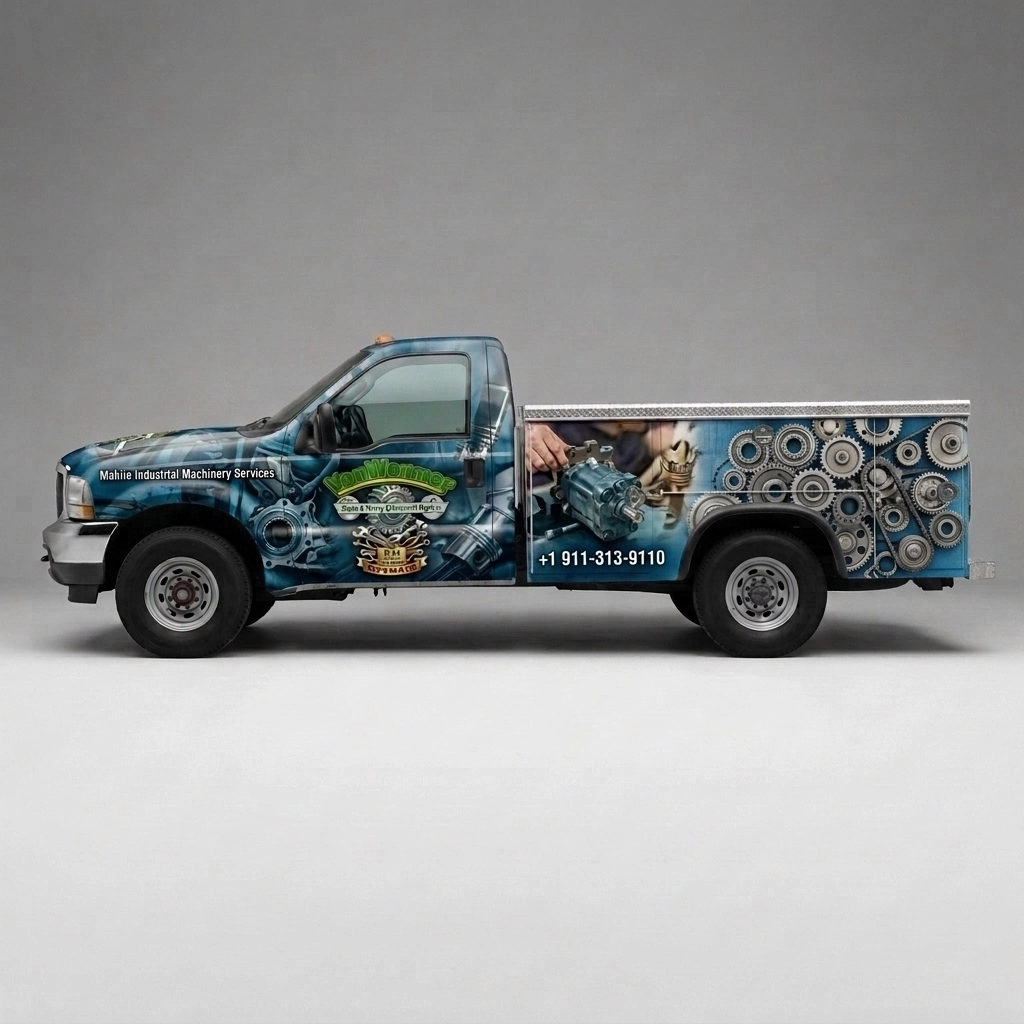 Utility Body Truck wrap concept