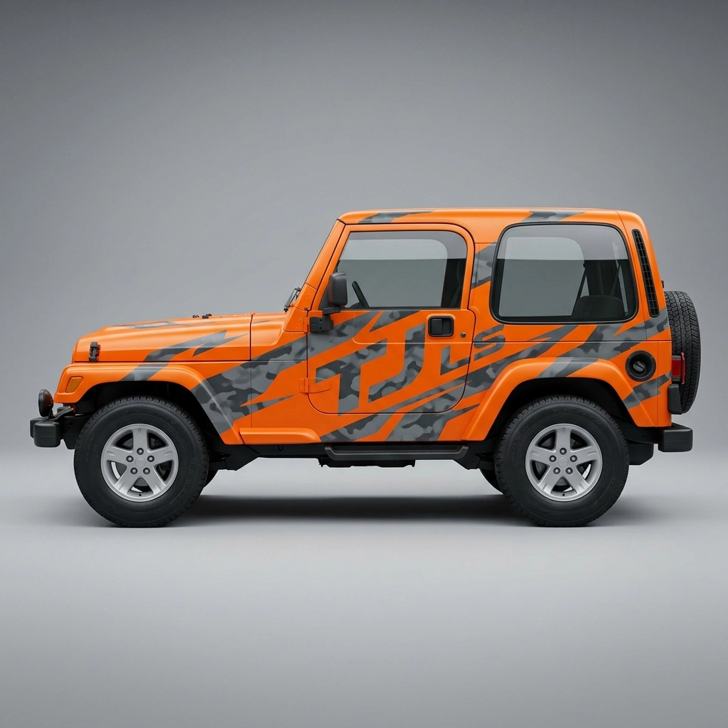 1997 Jeep Wrangler SE wrap concept