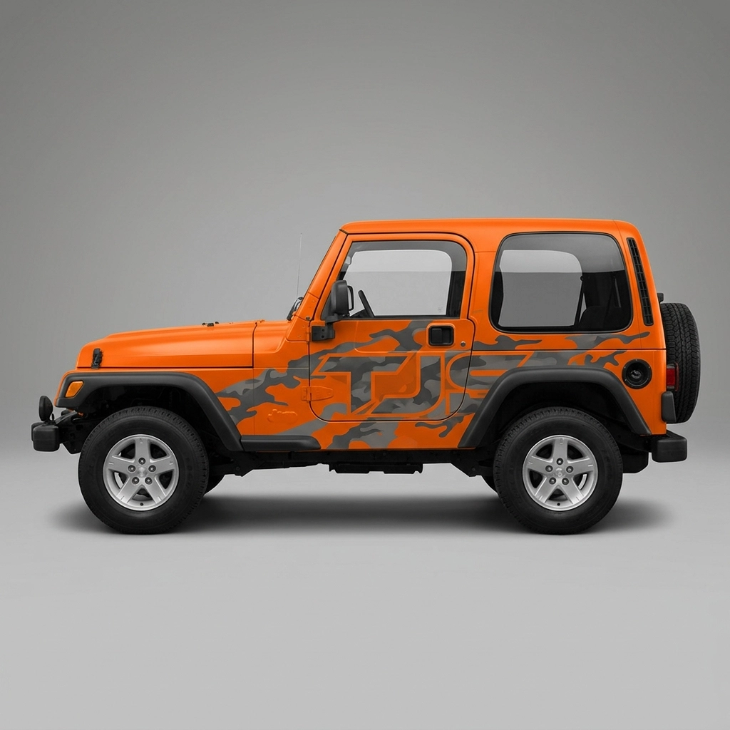 1997 Jeep Wrangler SE wrap concept