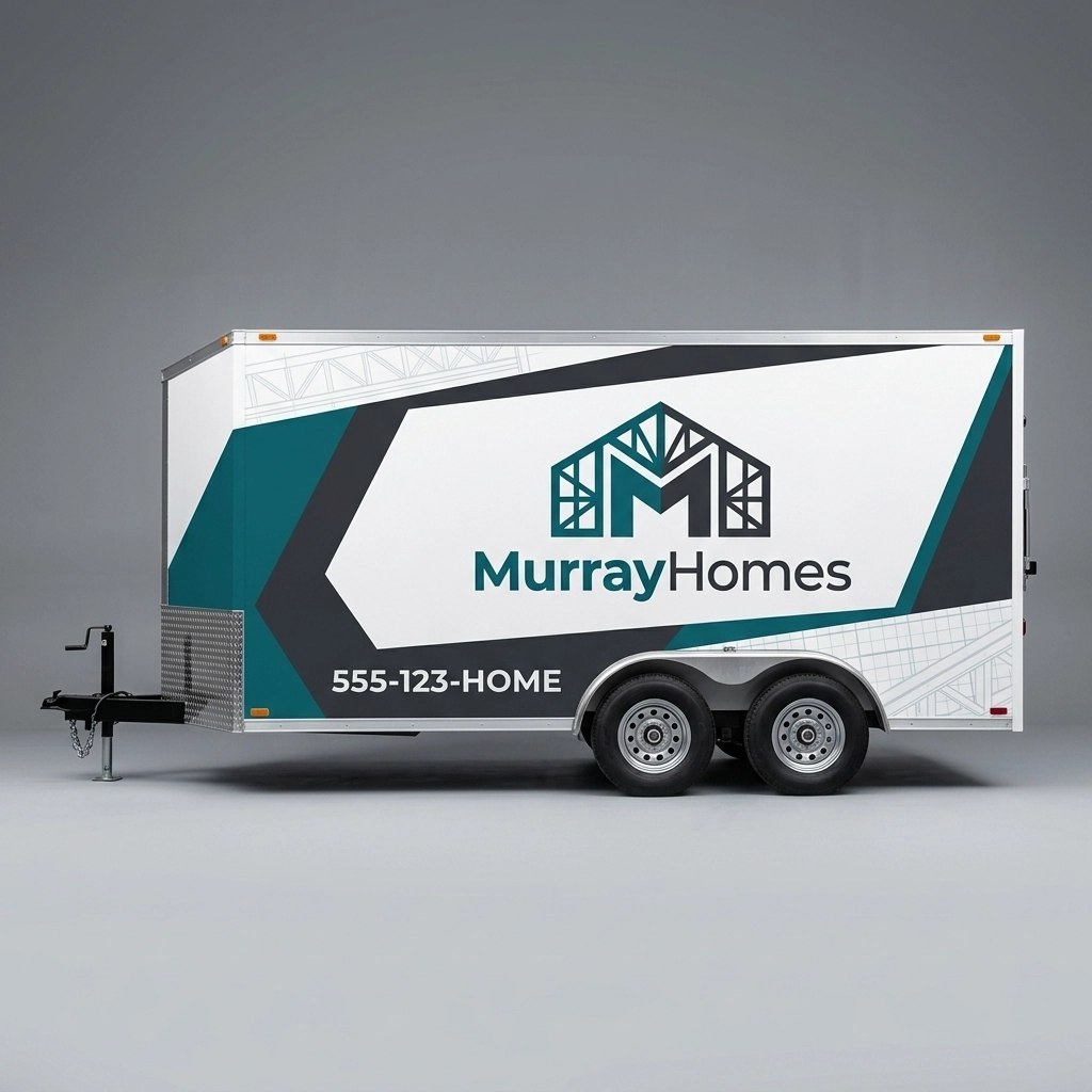 Flat Nose Trailer wrap concept