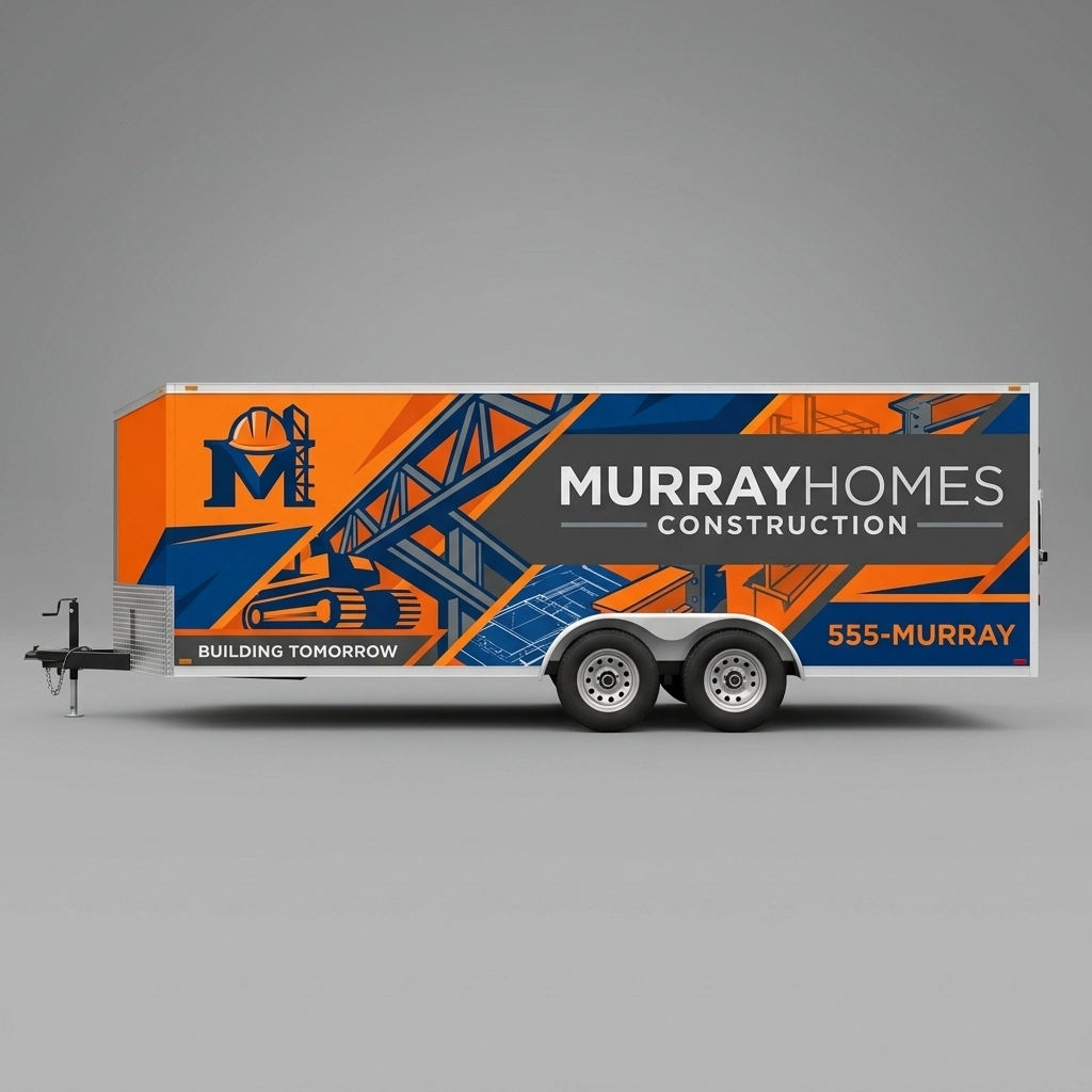 Flat Nose Trailer wrap concept