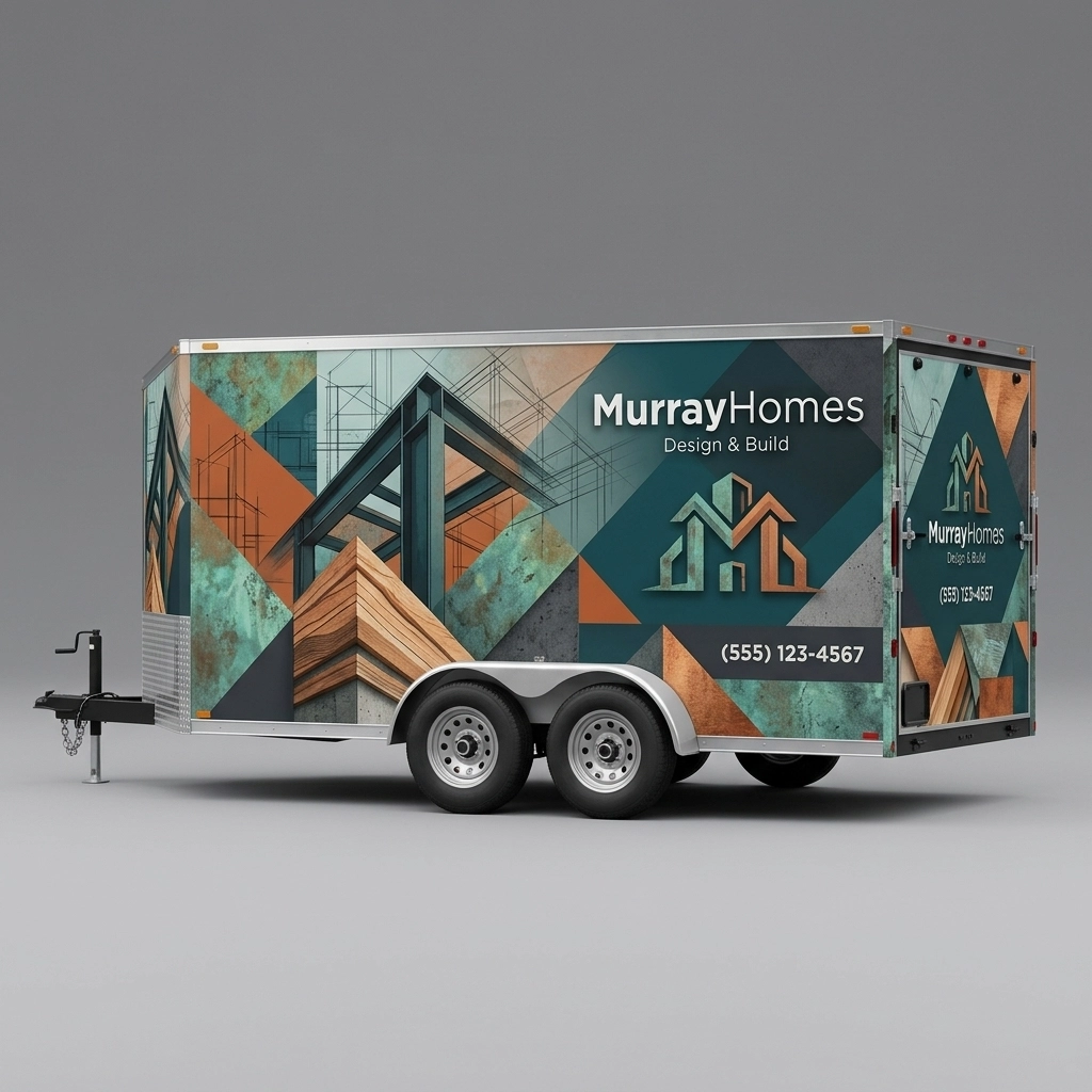 Flat Nose Trailer wrap concept