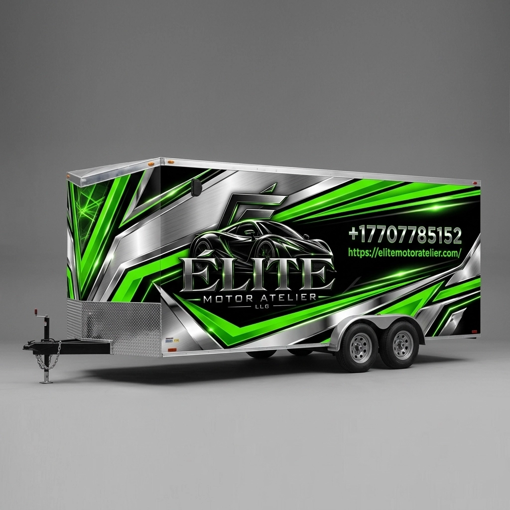 V-Nose Trailer wrap concept