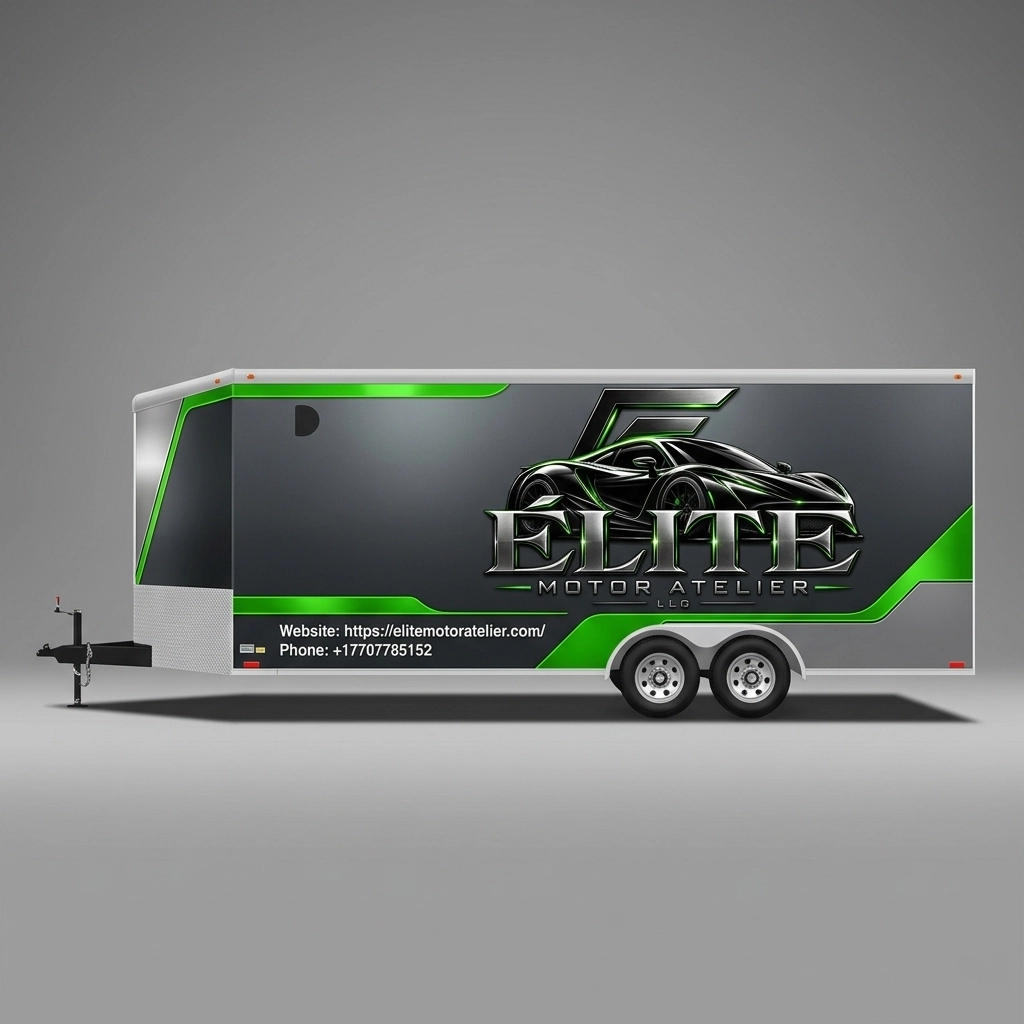 V-Nose Trailer wrap concept