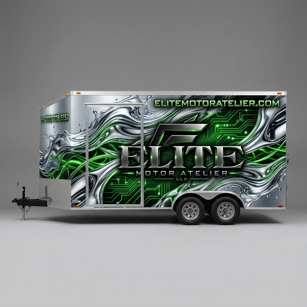 V-Nose Trailer wrap concept