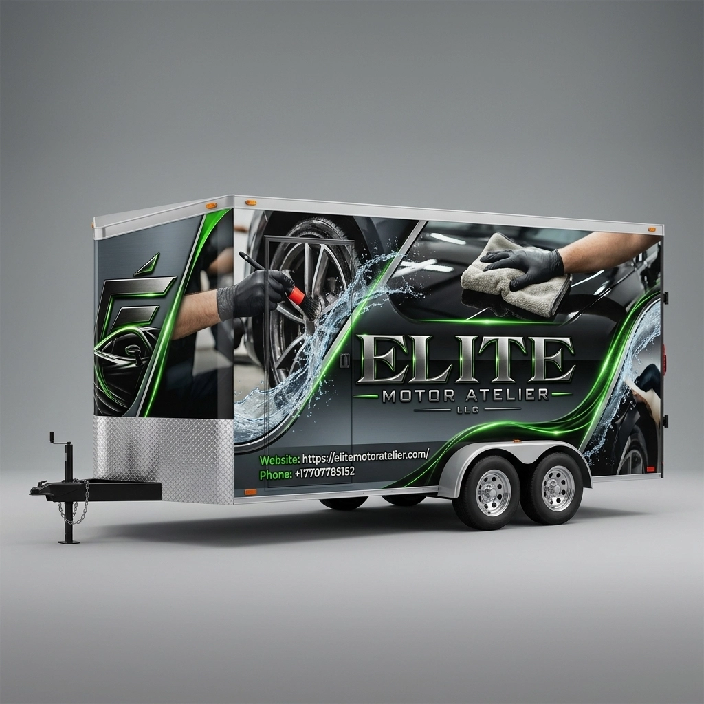 V-Nose Trailer wrap concept