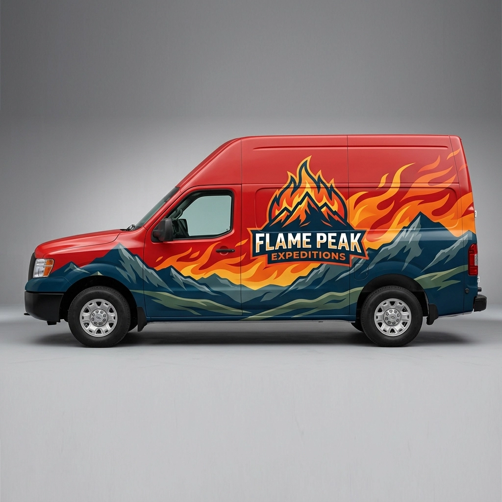 2016 Nissan NV3500 SL wrap concept