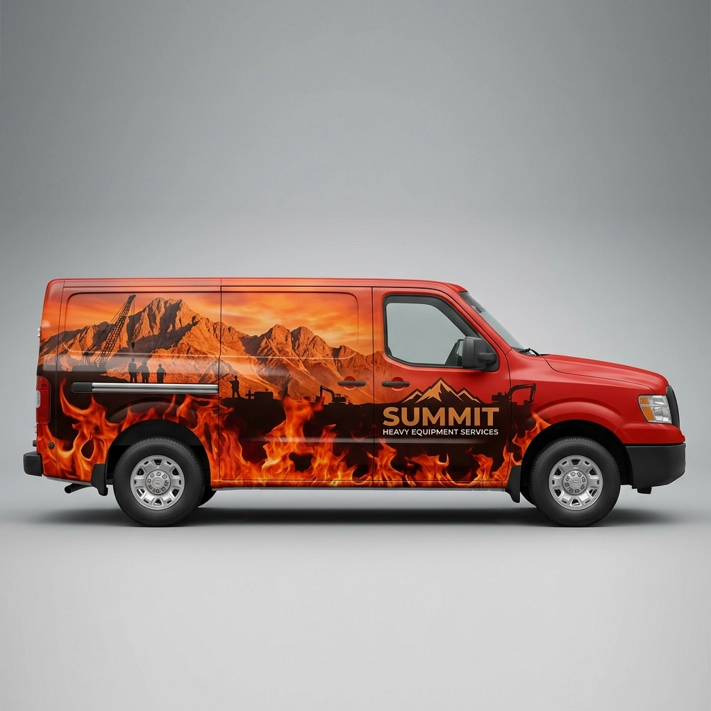 2016 Nissan NV3500 SL wrap concept