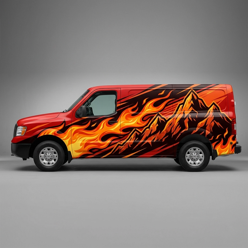 2016 Nissan NV3500 SL wrap concept