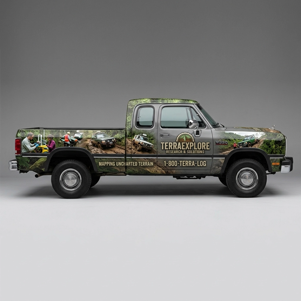 1993 Dodge W350 Pickup 4WD Base wrap concept