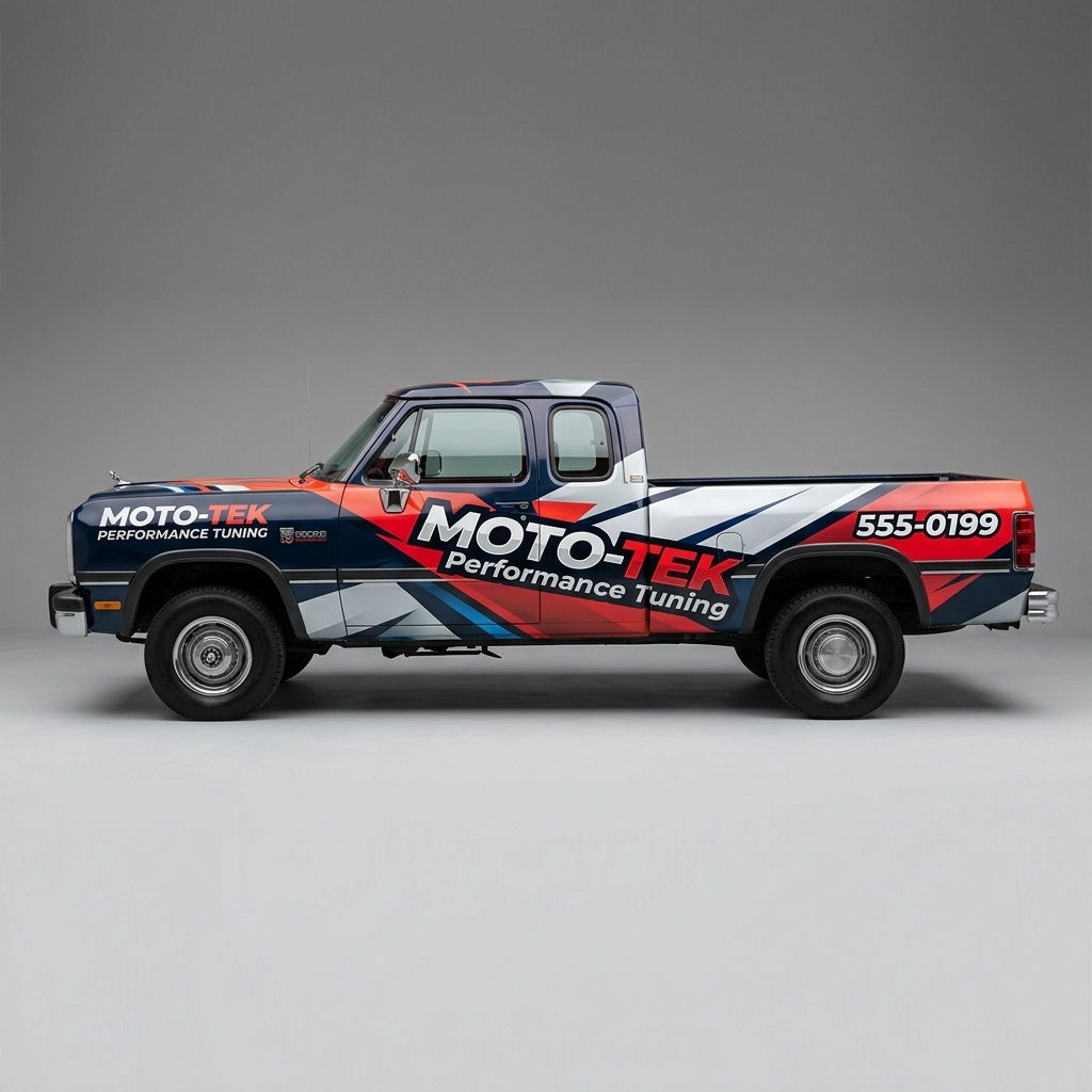 1993 Dodge W350 Pickup 4WD Base wrap concept