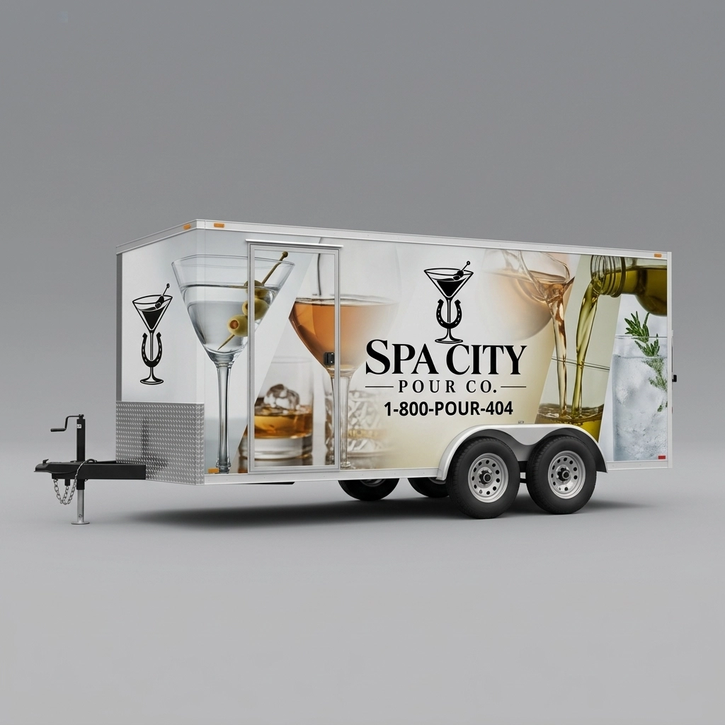 Flat Nose Trailer wrap concept