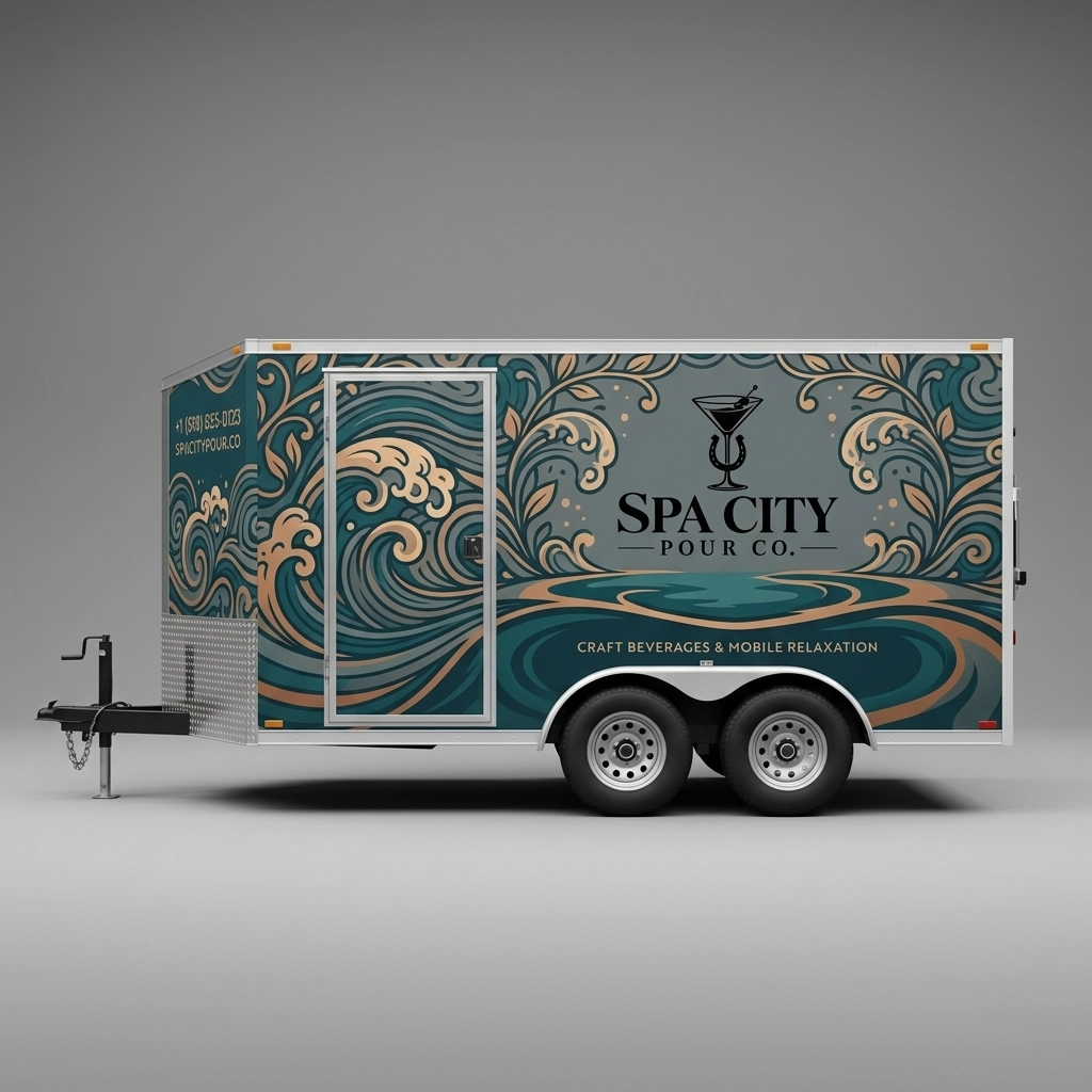 Flat Nose Trailer wrap concept