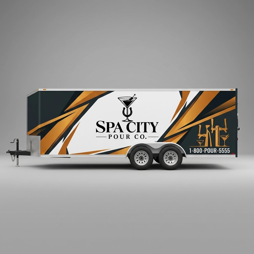 Flat Nose Trailer wrap concept