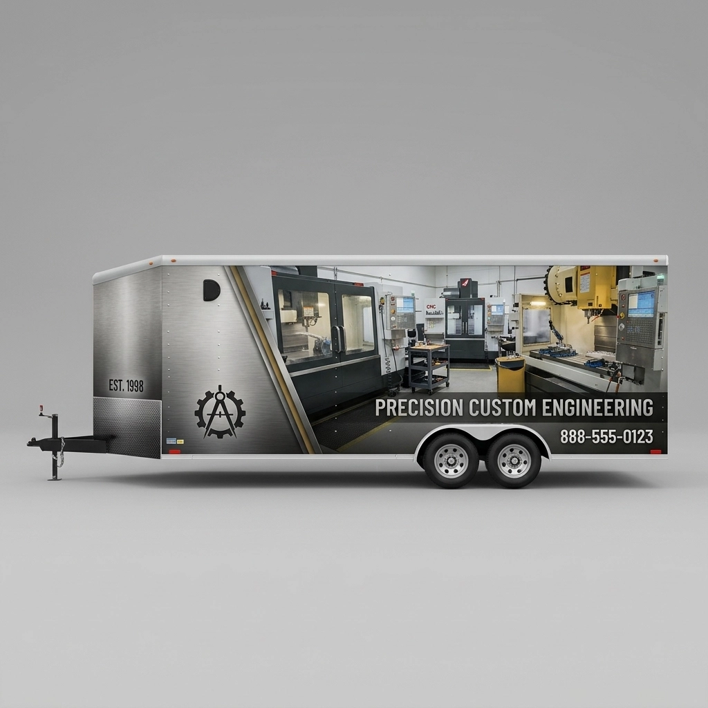 V-Nose Trailer wrap concept