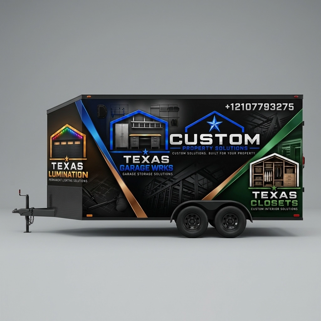 V-Nose Trailer wrap concept