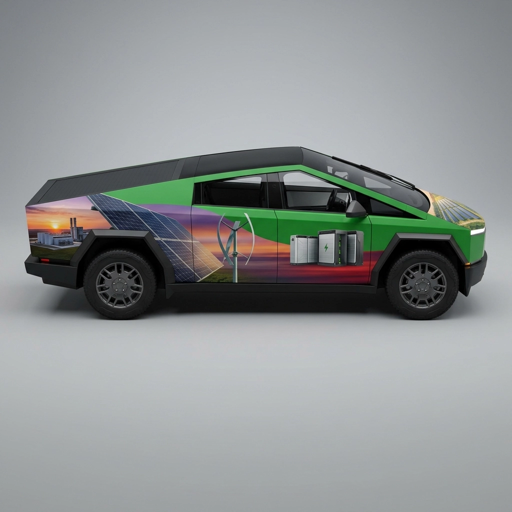 2025 Tesla Cybertruck Cyberbeast wrap concept