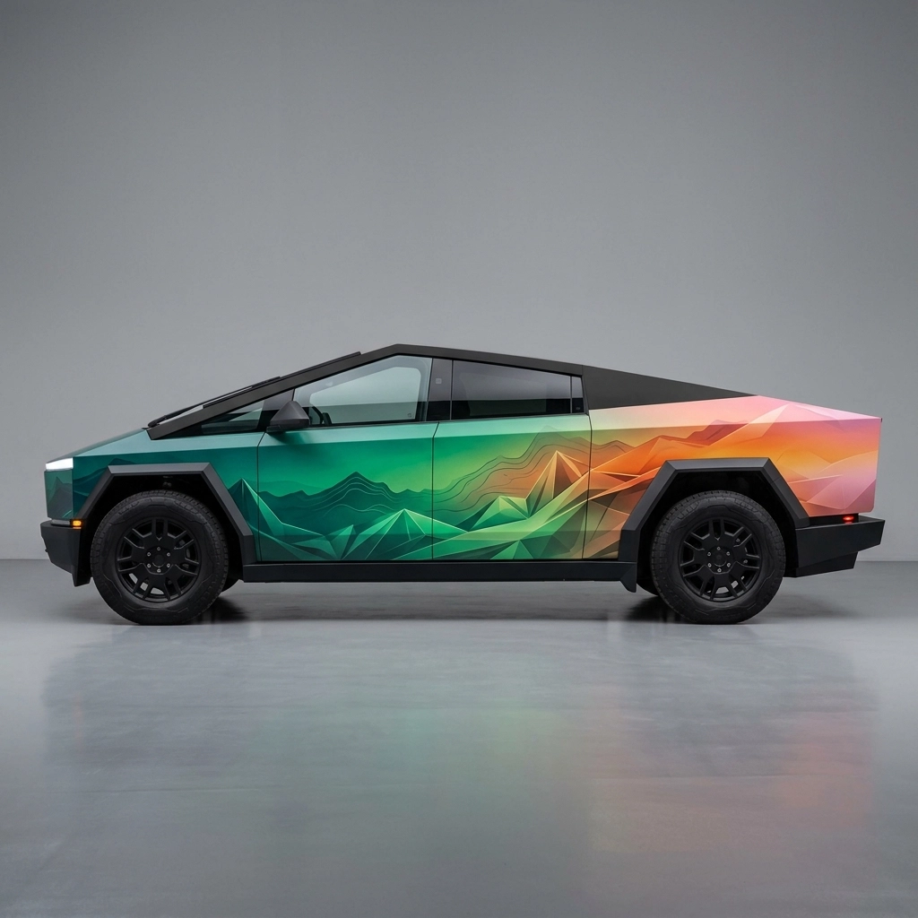 2025 Tesla Cybertruck Cyberbeast wrap concept
