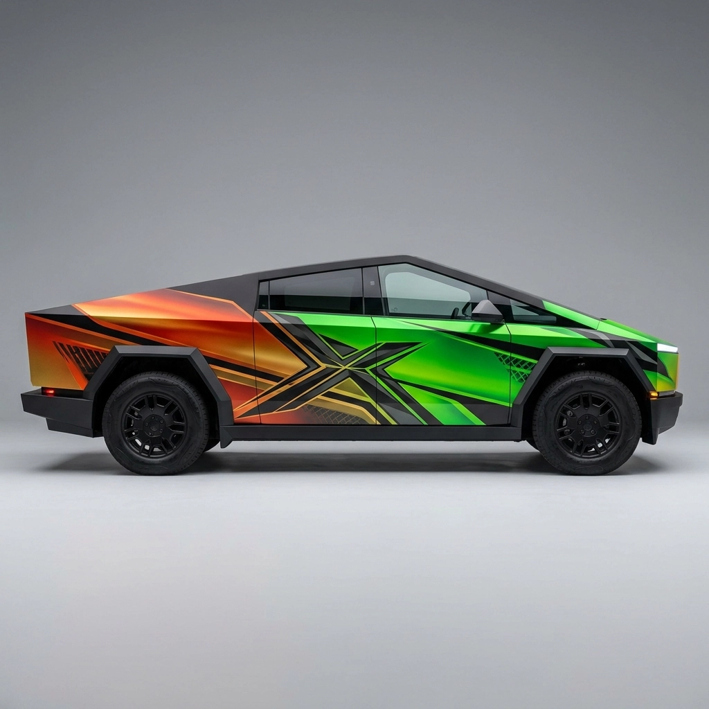 2025 Tesla Cybertruck Cyberbeast wrap concept