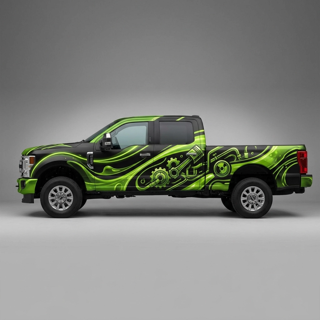 2026 Ford F-250 Super Duty Lariat wrap concept