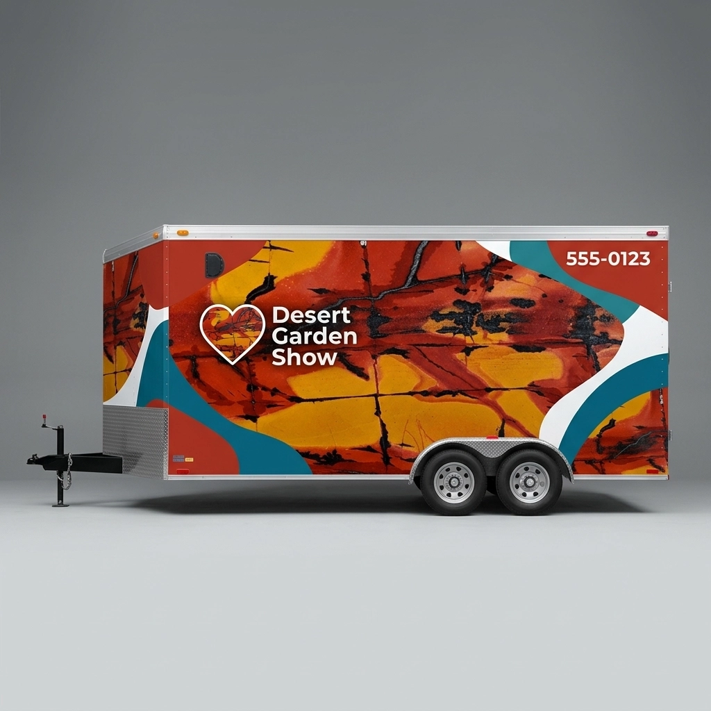 V-Nose Trailer wrap concept
