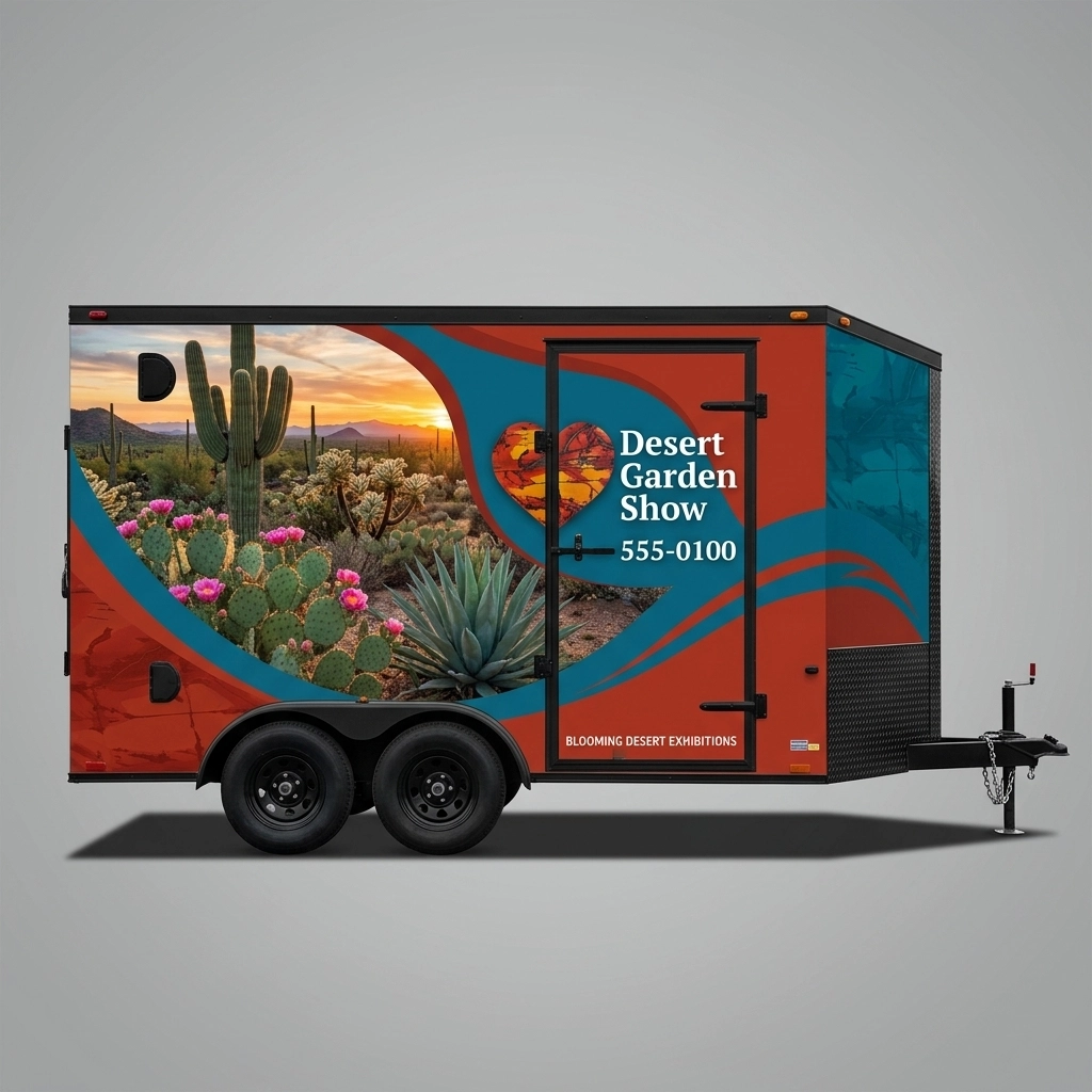 V-Nose Trailer wrap concept