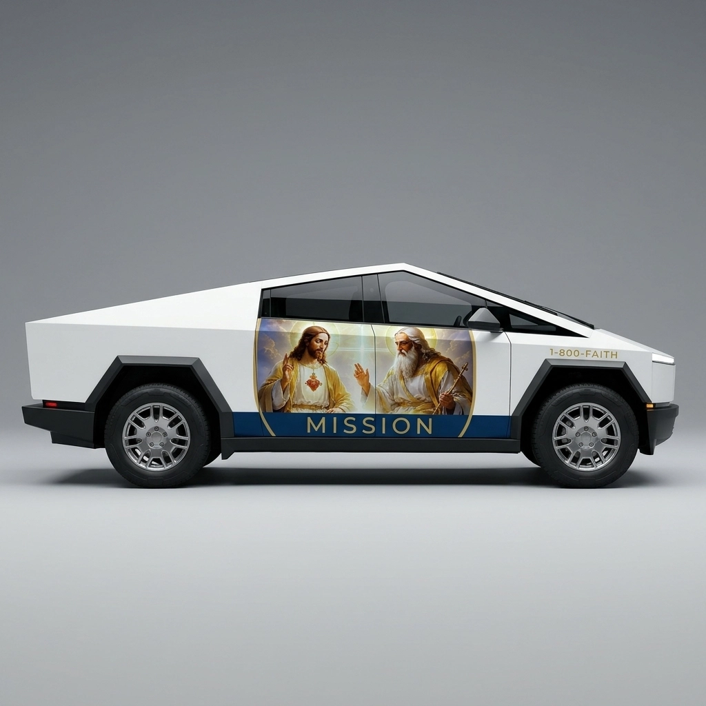 2026 Tesla Cybertruck Dual Motor wrap concept