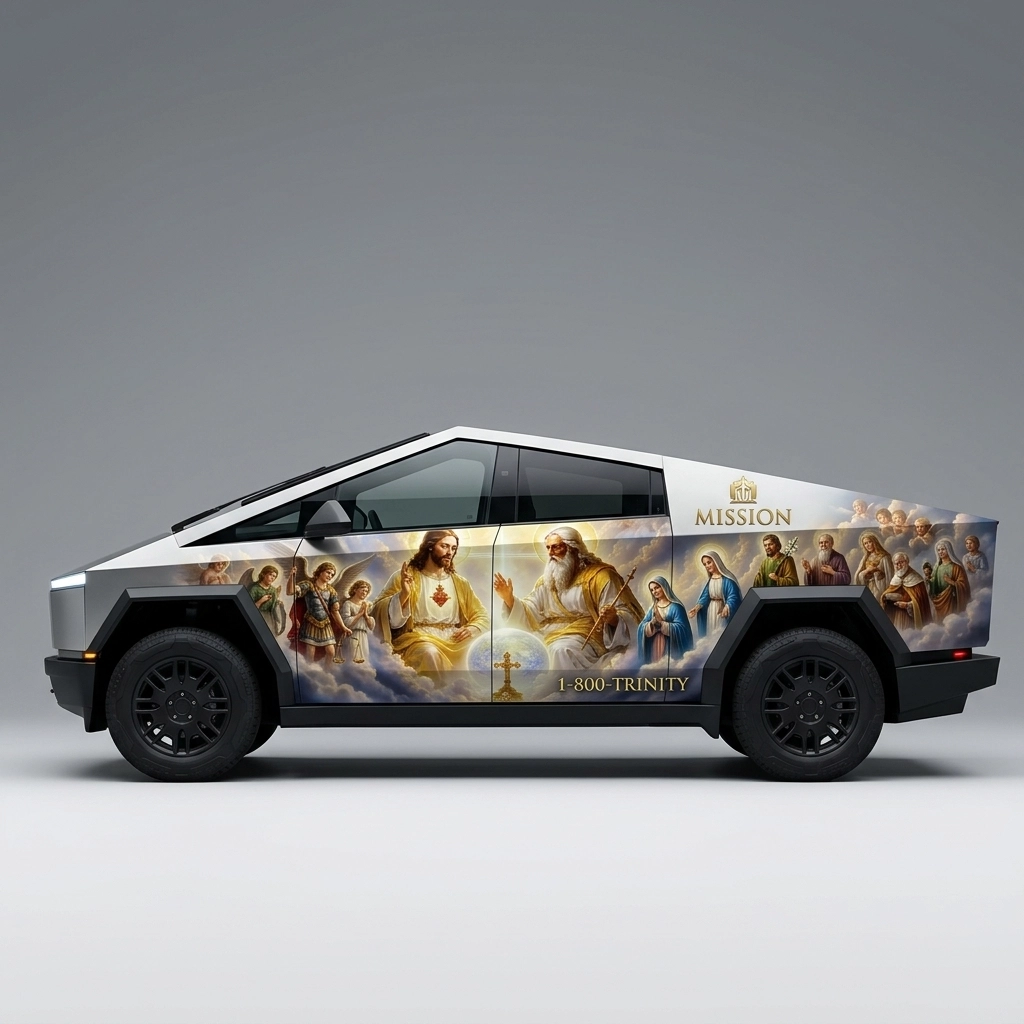 2026 Tesla Cybertruck Dual Motor wrap concept