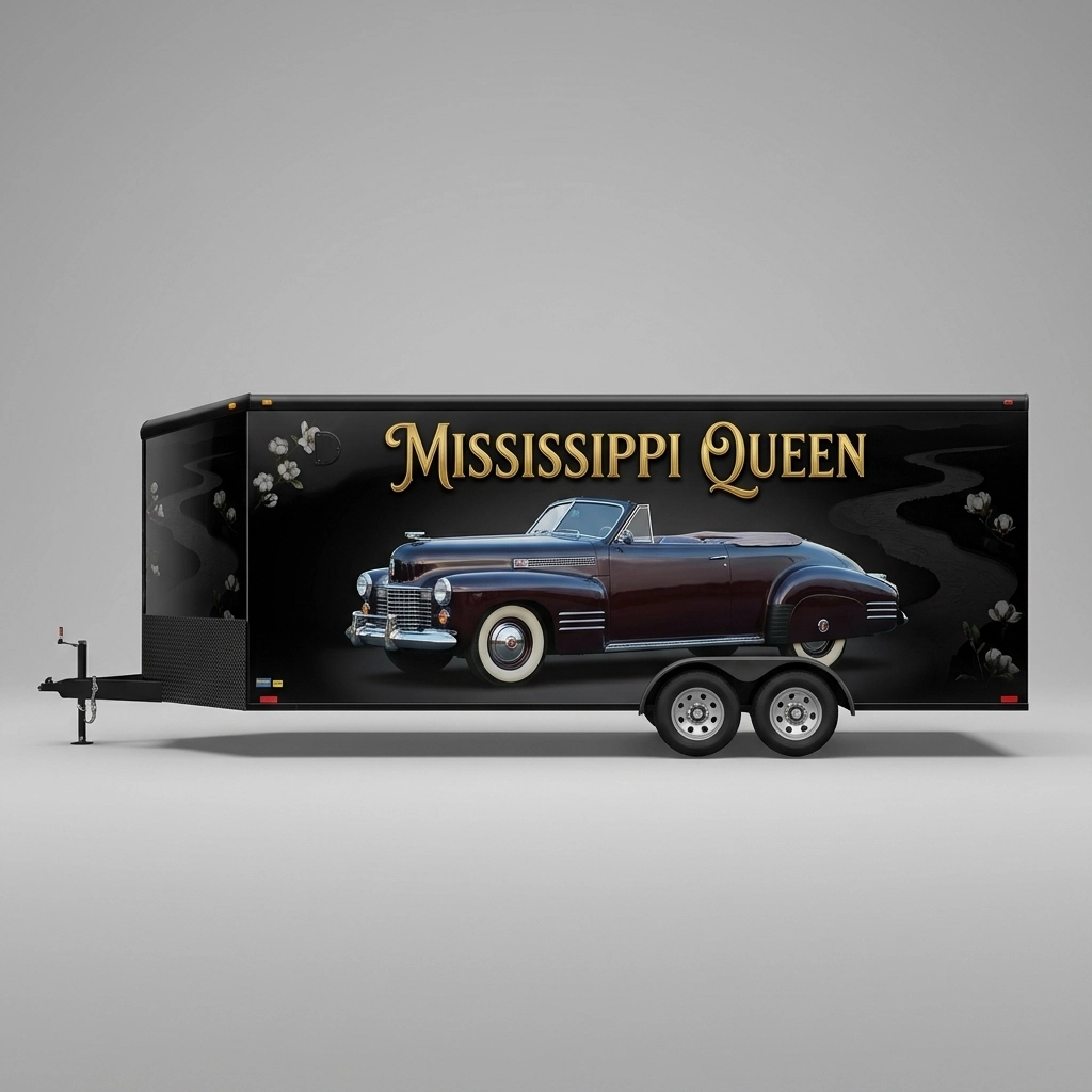 V-Nose Trailer wrap concept