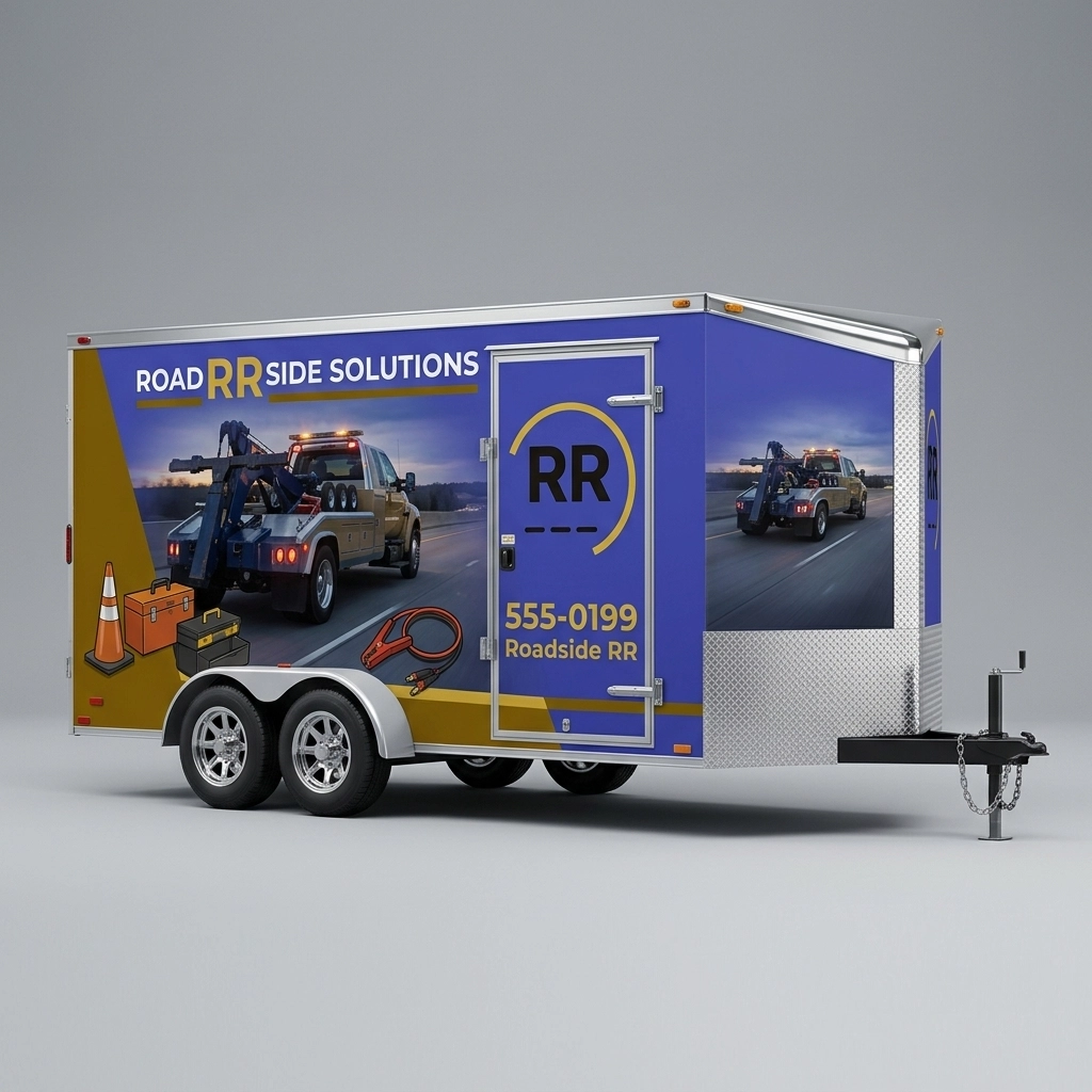 V-Nose Trailer wrap concept