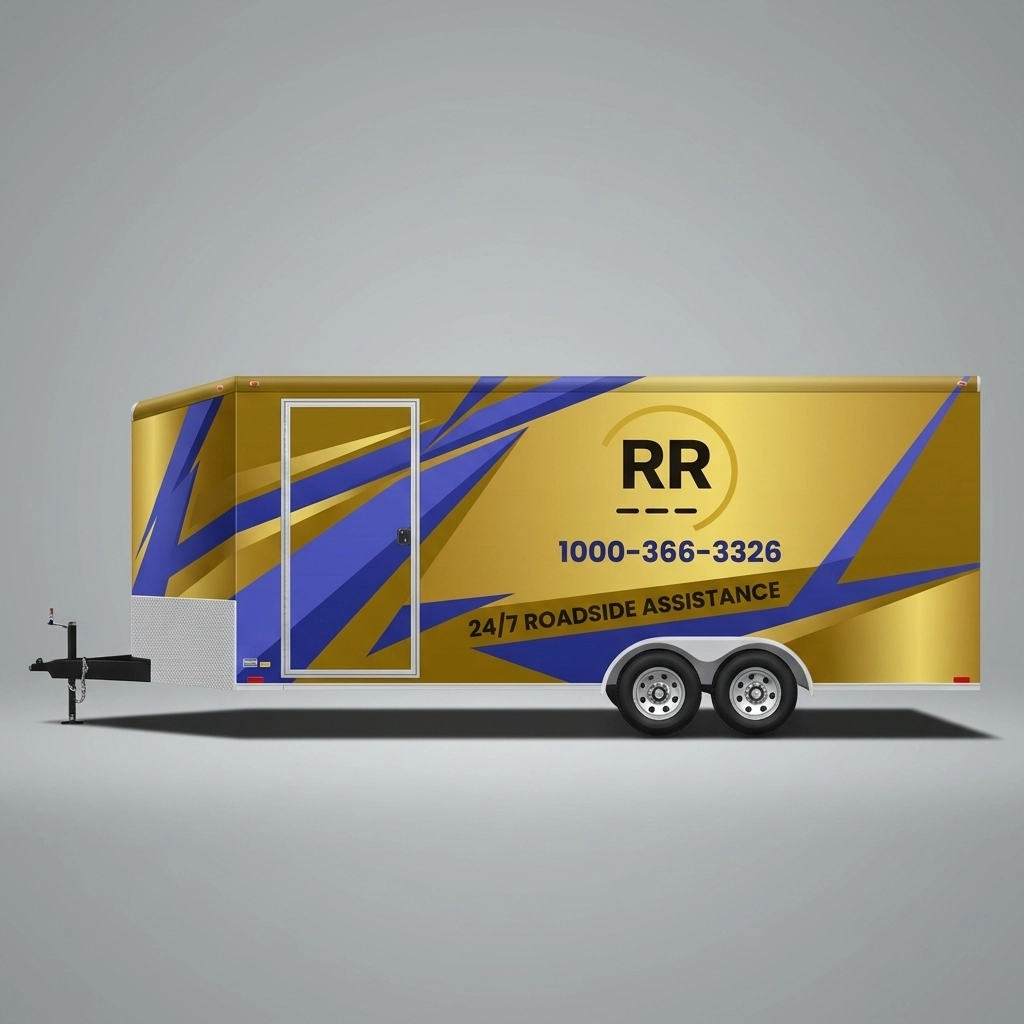V-Nose Trailer wrap concept