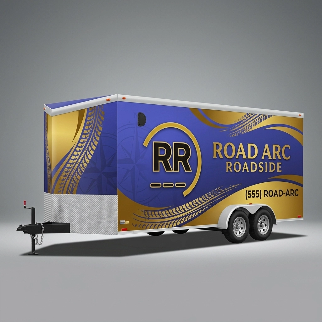 V-Nose Trailer wrap concept