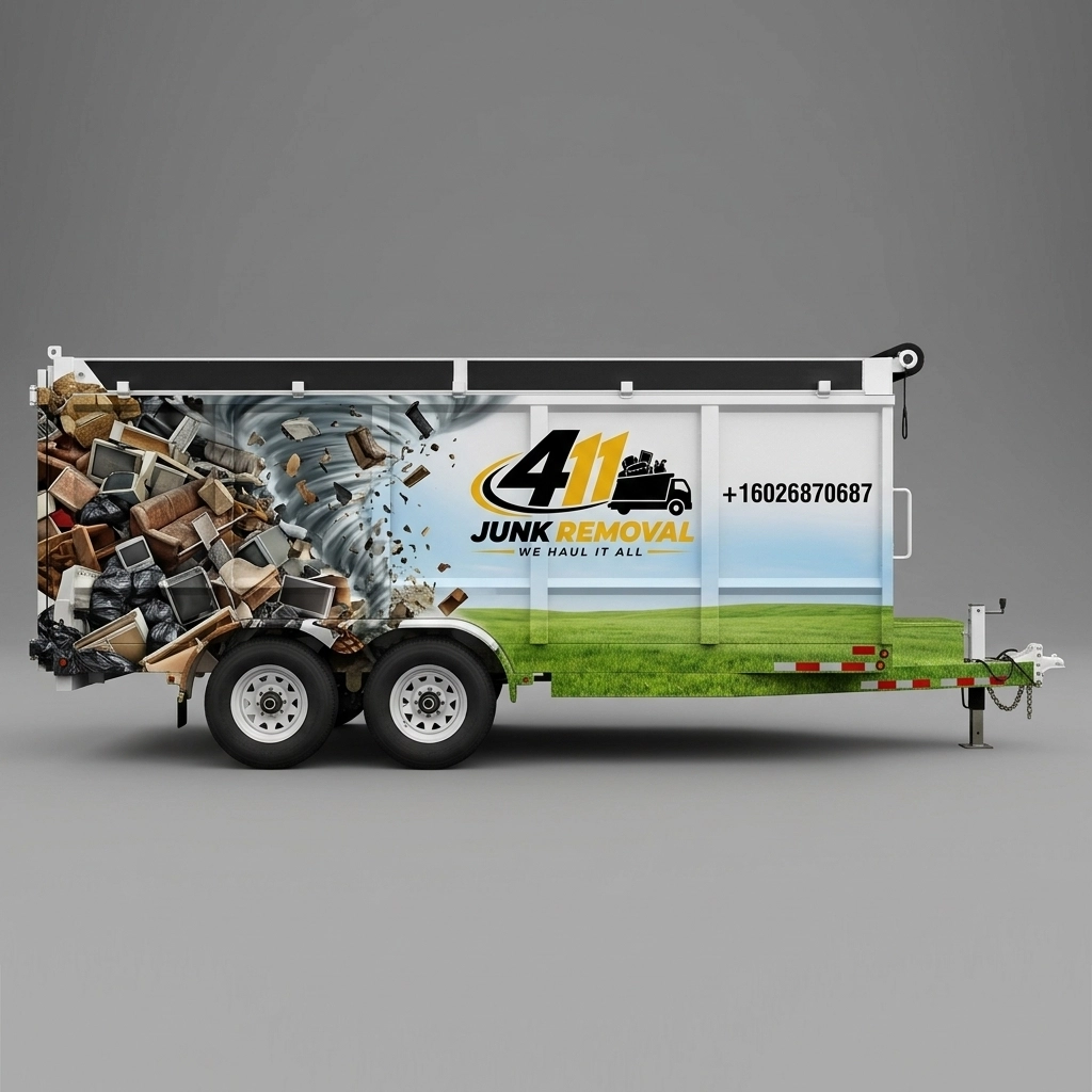 Dump Trailer wrap concept