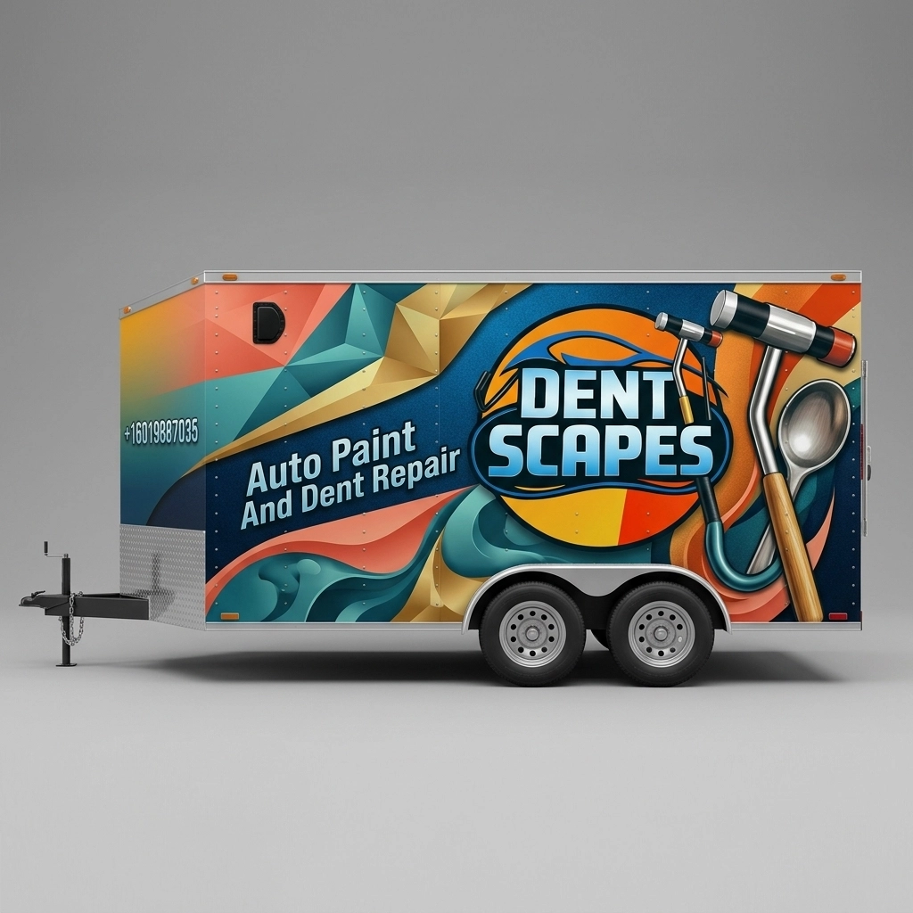 V-Nose Trailer wrap concept