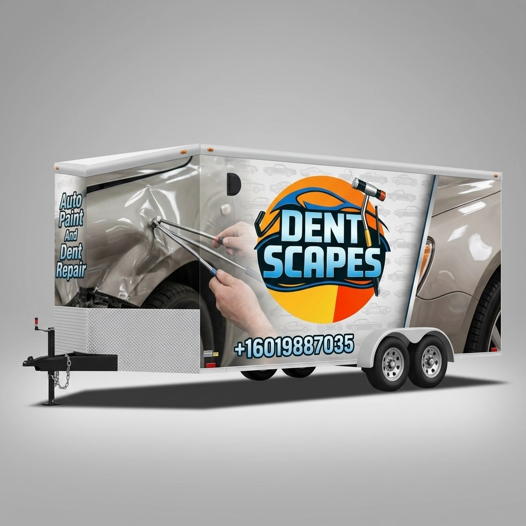 V-Nose Trailer wrap concept