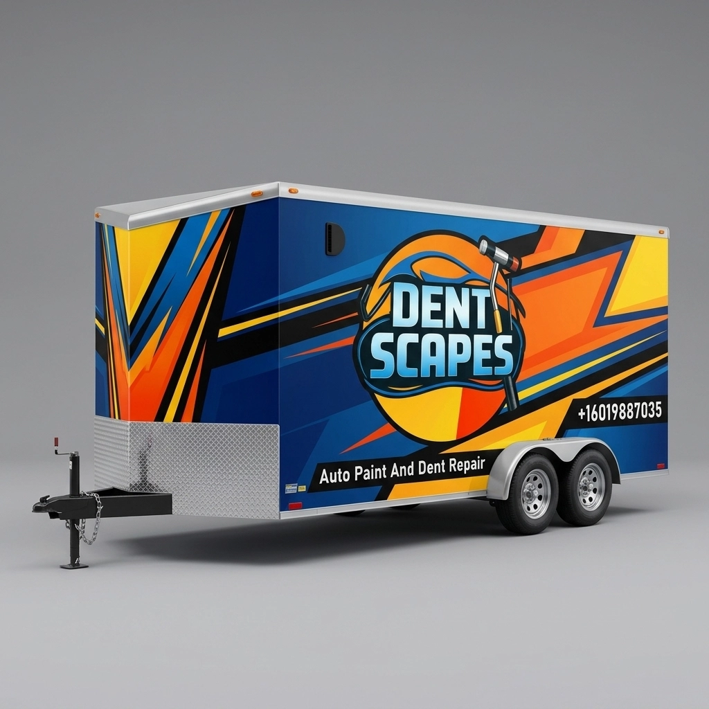 V-Nose Trailer wrap concept