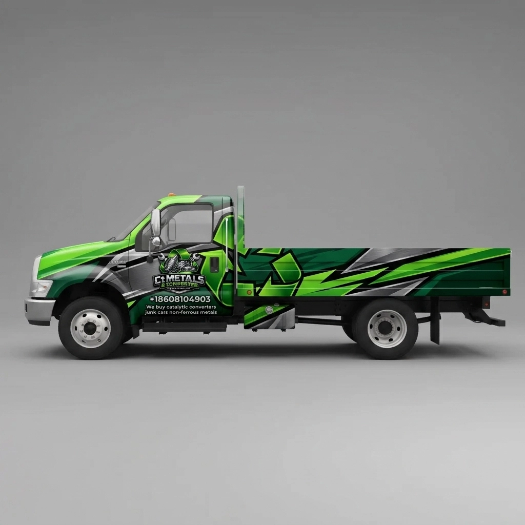 Flatbed Truck wrap concept