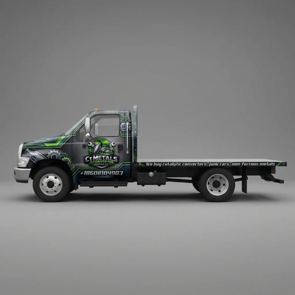 Flatbed Truck wrap concept