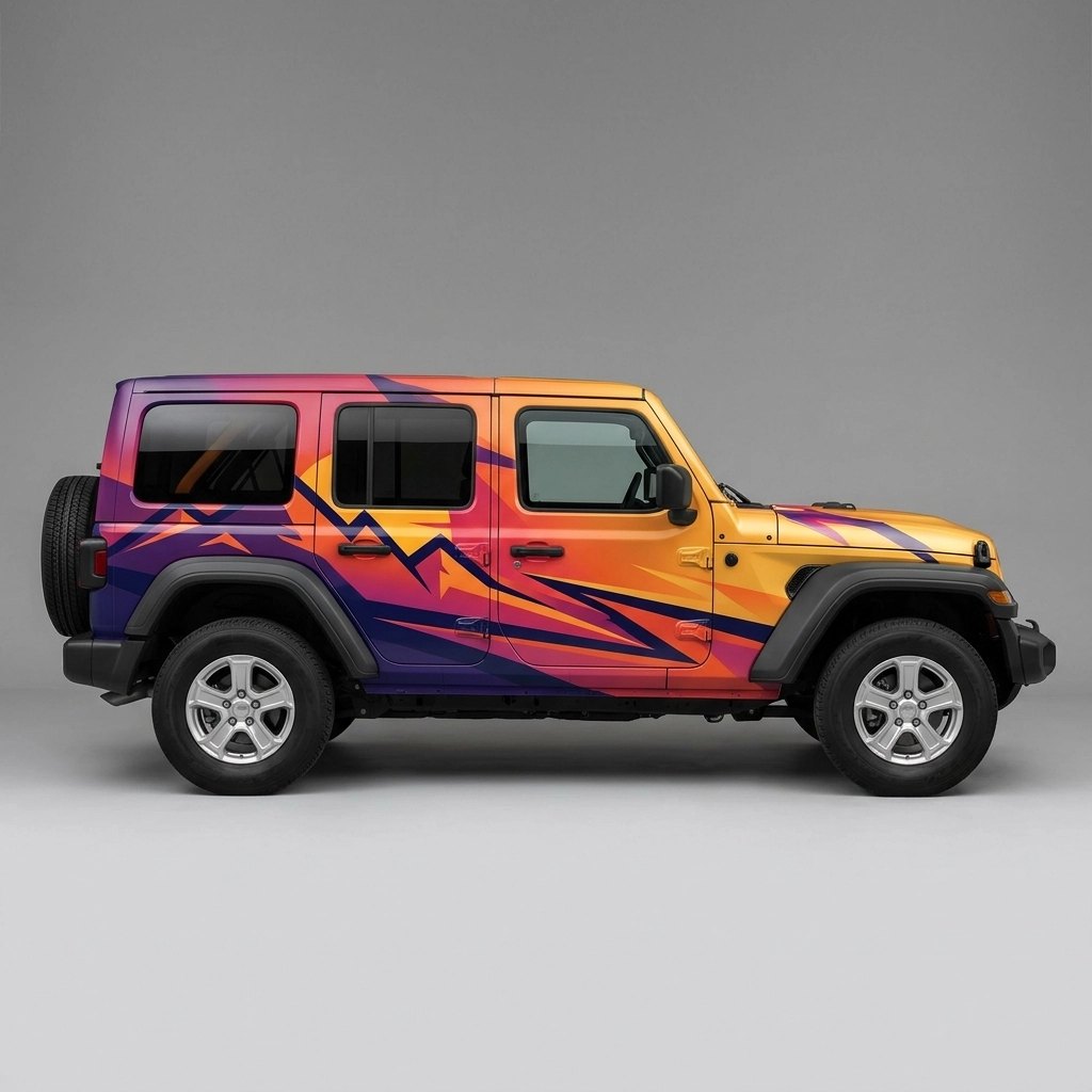 2024 Jeep Wrangler Unlimited Sahara wrap concept