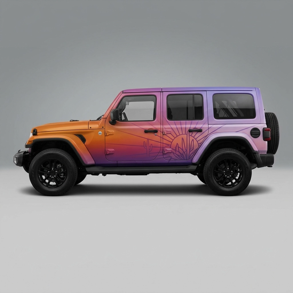 2024 Jeep Wrangler Unlimited Sahara wrap concept