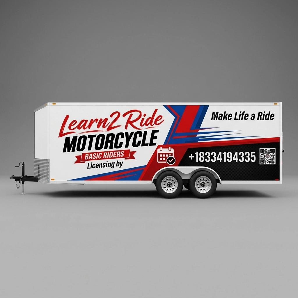 Flat Nose Trailer wrap concept