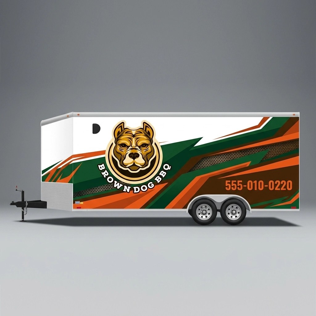 V-Nose Trailer wrap concept